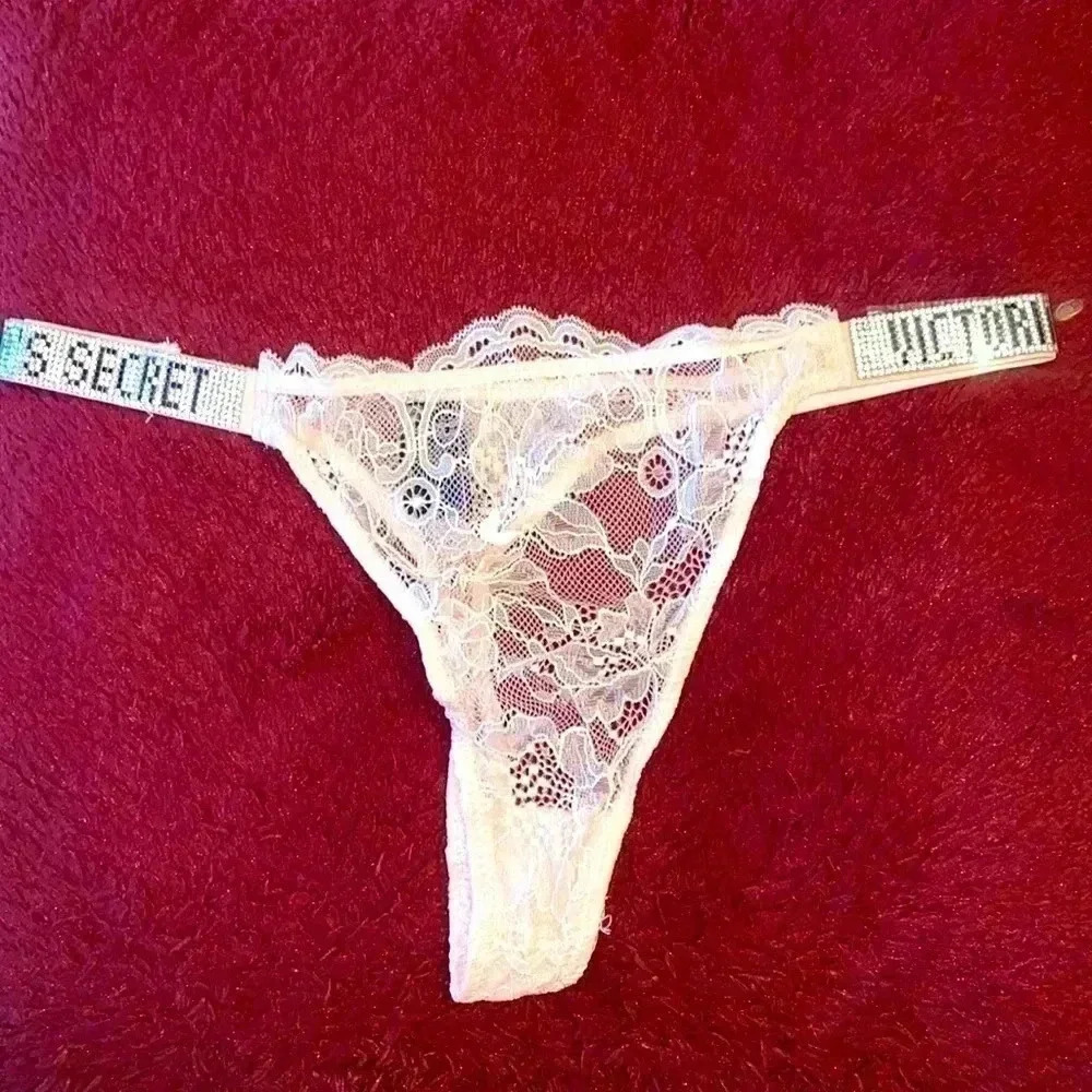 High quality Logo Inspired Pink thongs underwear Brand New
